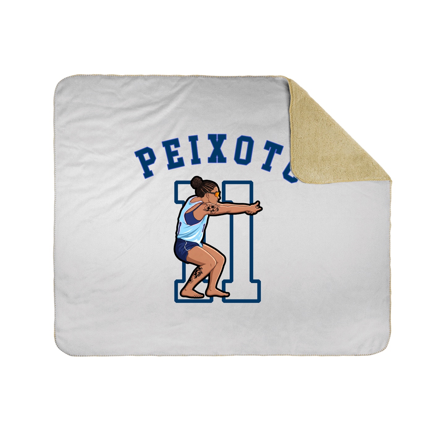 Throw Blanket — Shirsey Arch in White