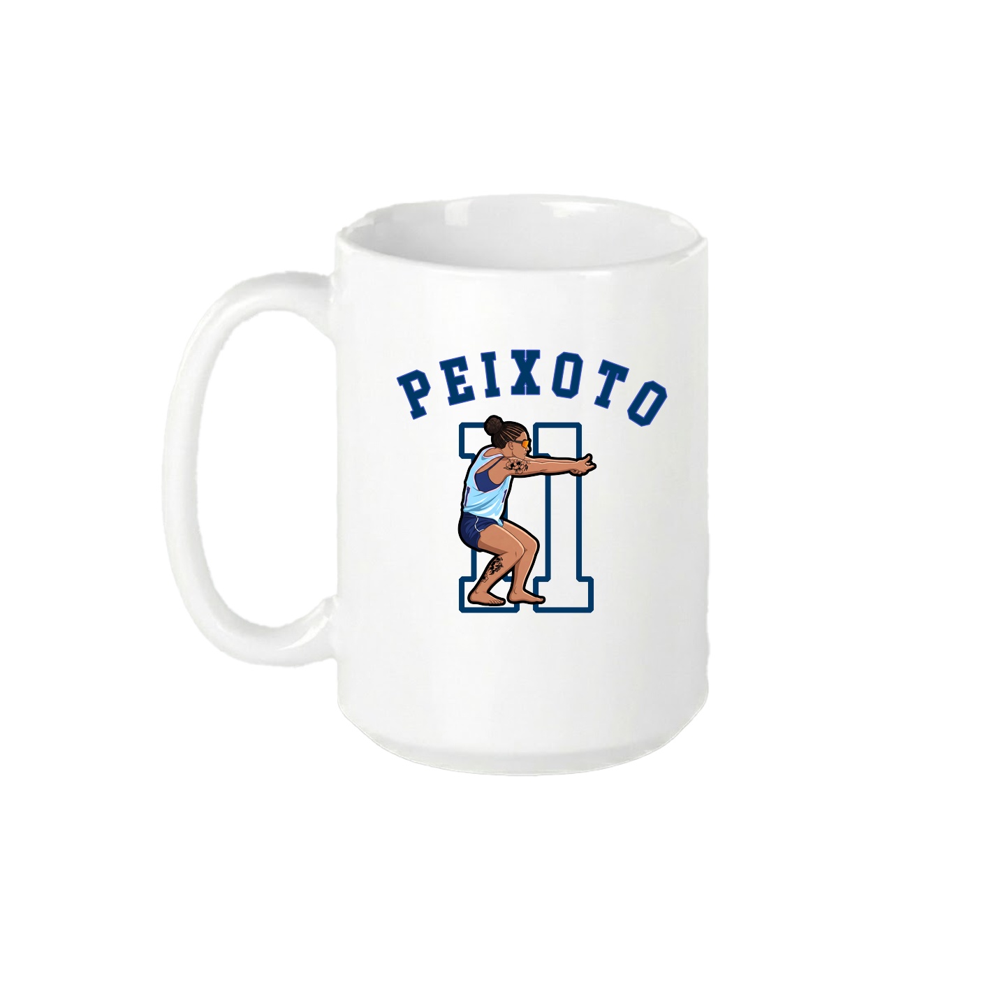 15oz Coffee Mug — Shirsey Arch in White