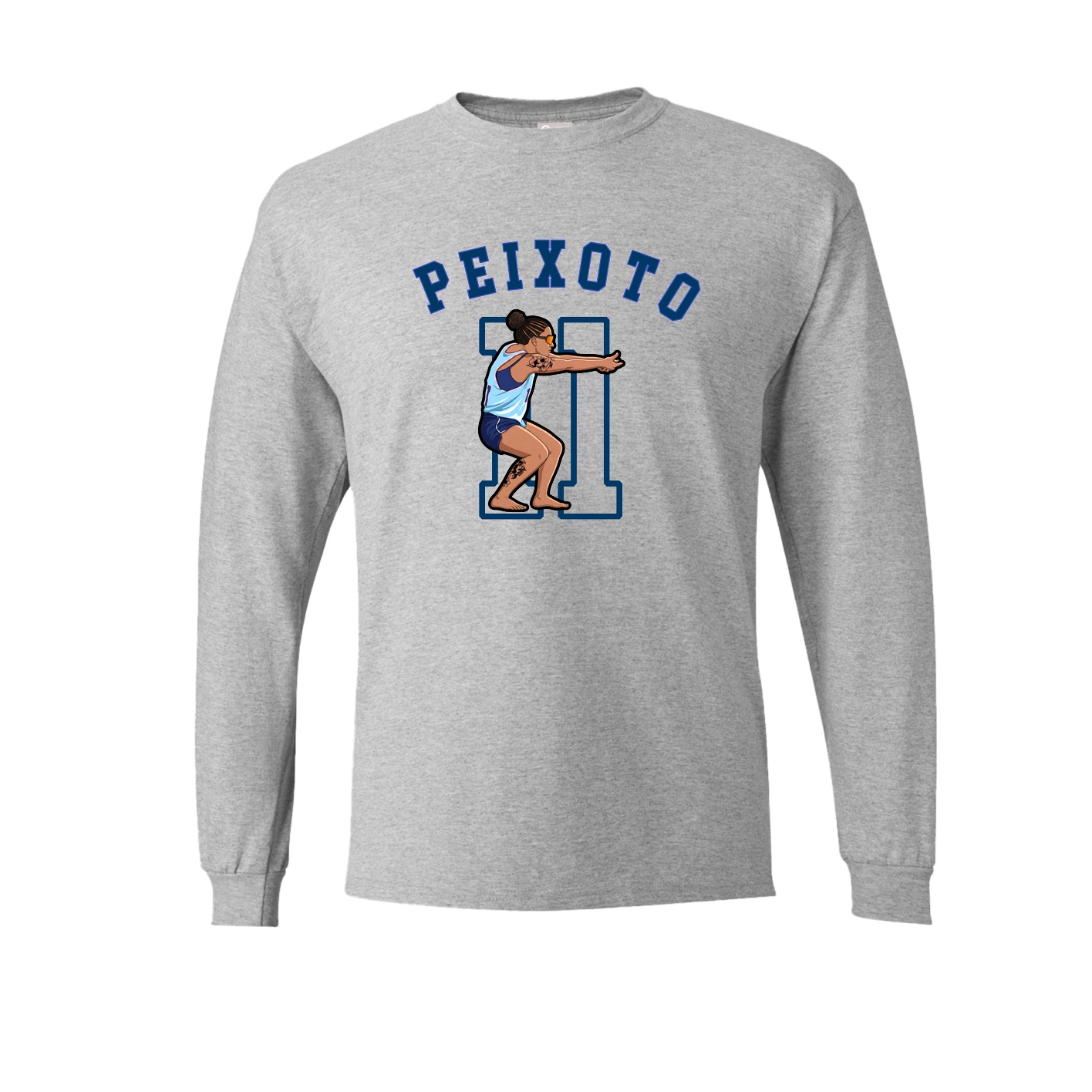 Long Sleeve Tee — Shirsey Arch in Grey