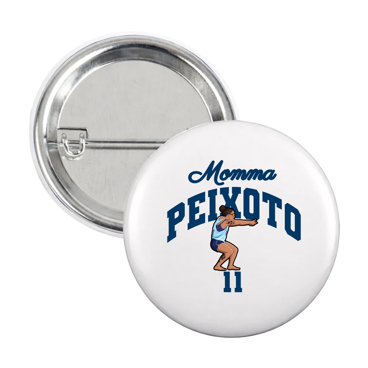 Game Day Button — Mothers Day Arch in White