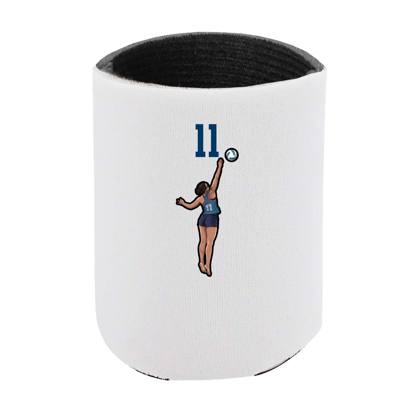 Can Holder — Number Top in White