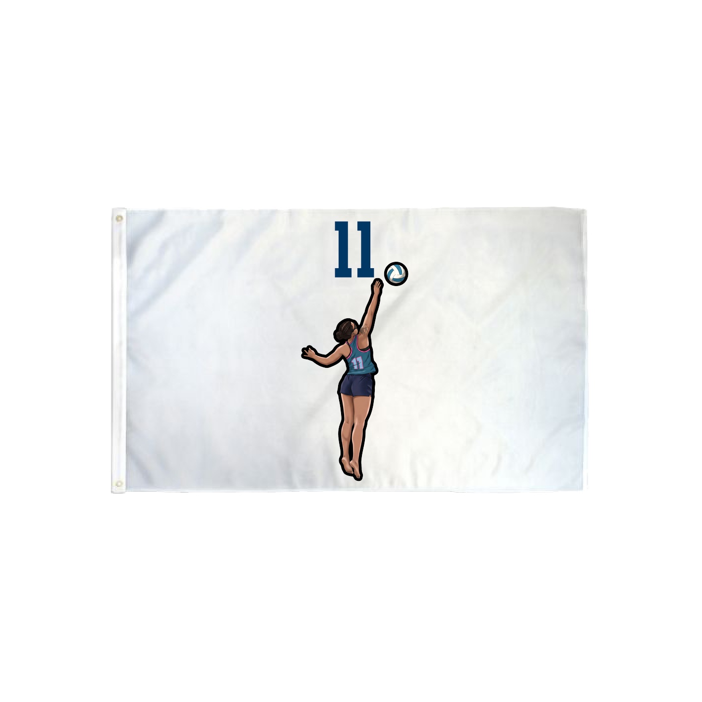 3x5 Flag — Number Top in Classic
