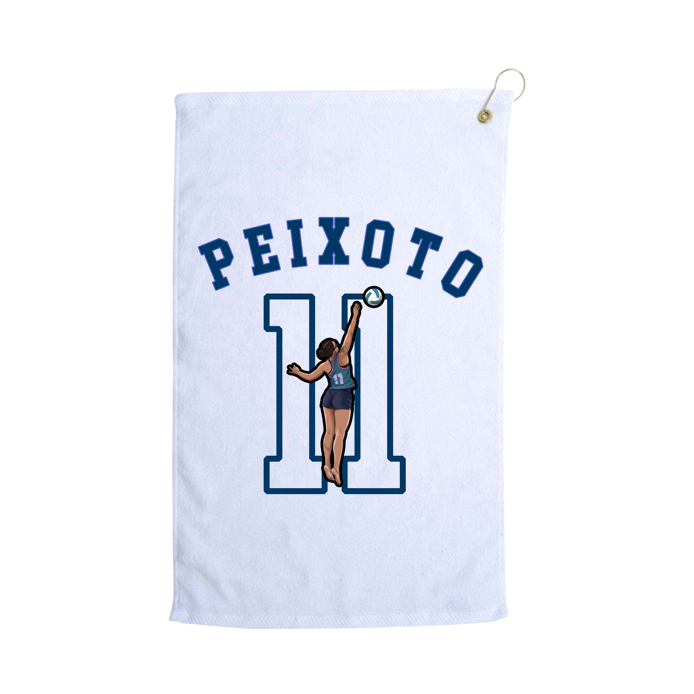 Golf Towel — Shirsey Arch in White
