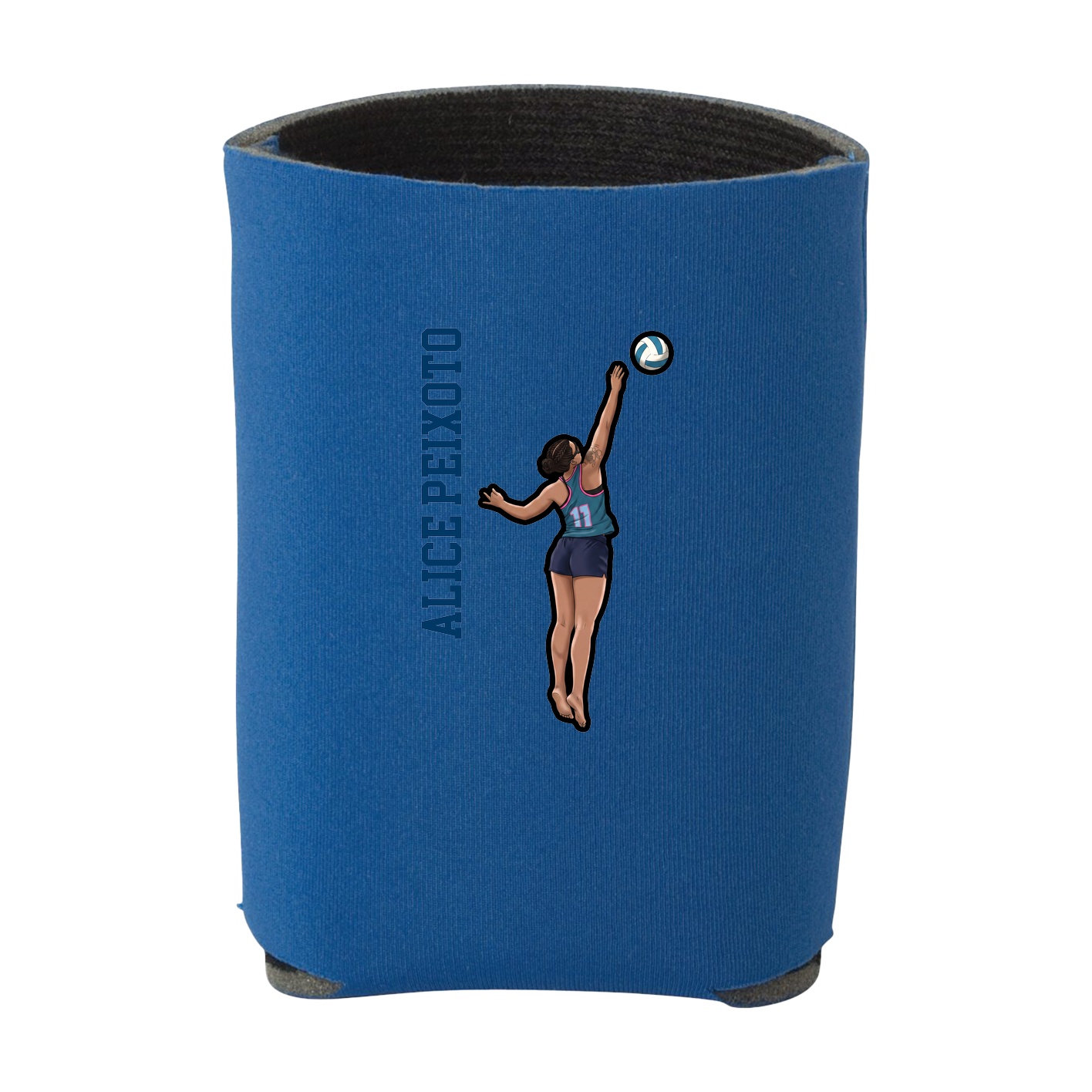 Can Holder — Name Vertical in Royal