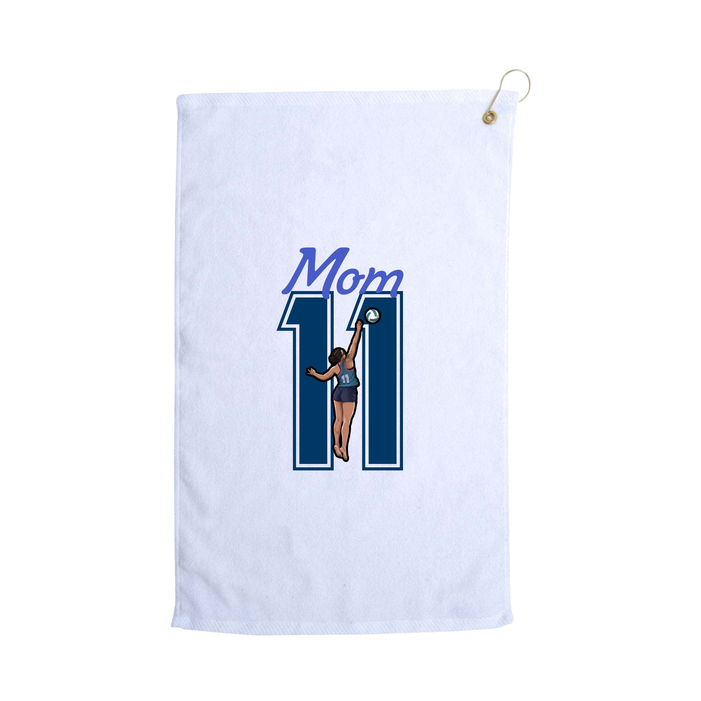 Golf Towel — Mothers Day Shirsey in White