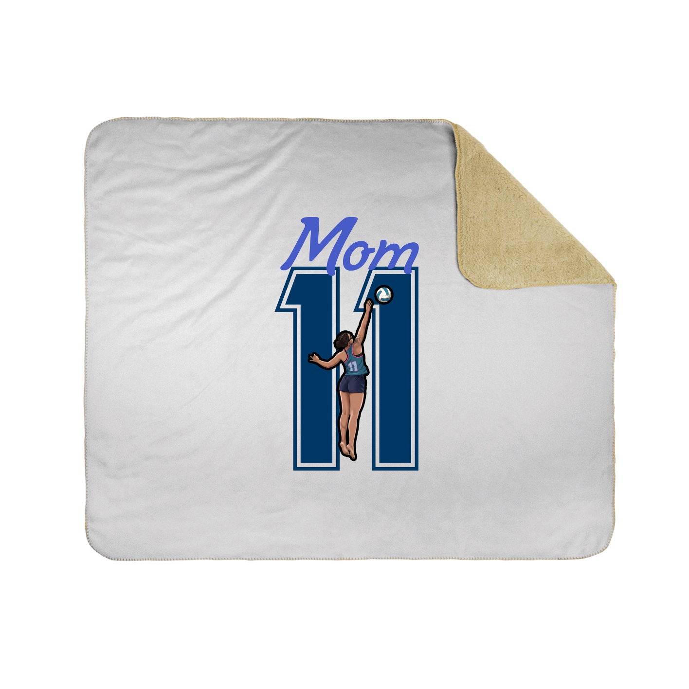 Throw Blanket — Mothers Day Shirsey in White