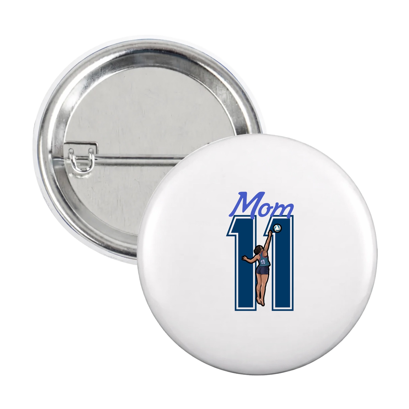 Game Day Button — Mothers Day Shirsey in White