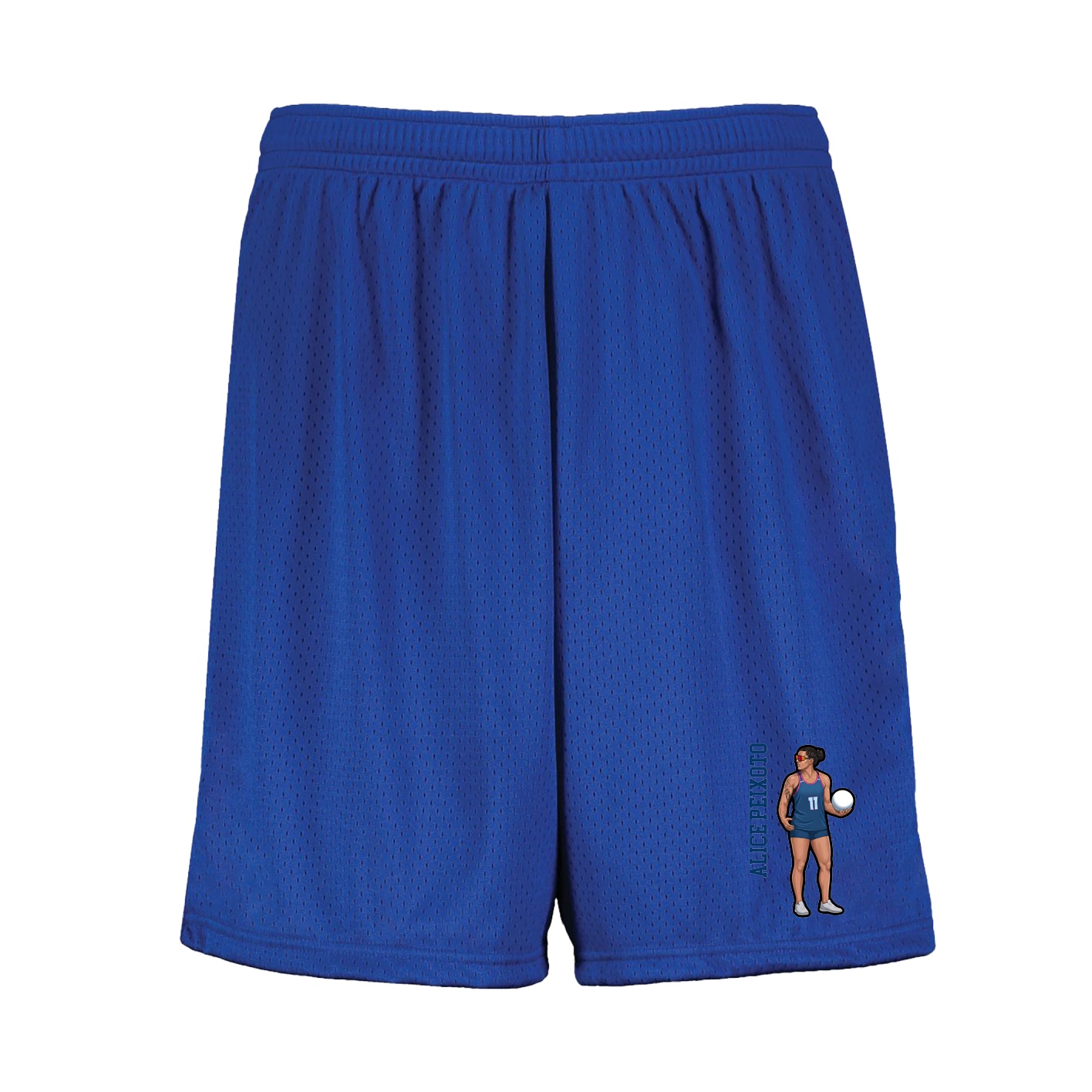 Shorts — Name Vertical in Royal