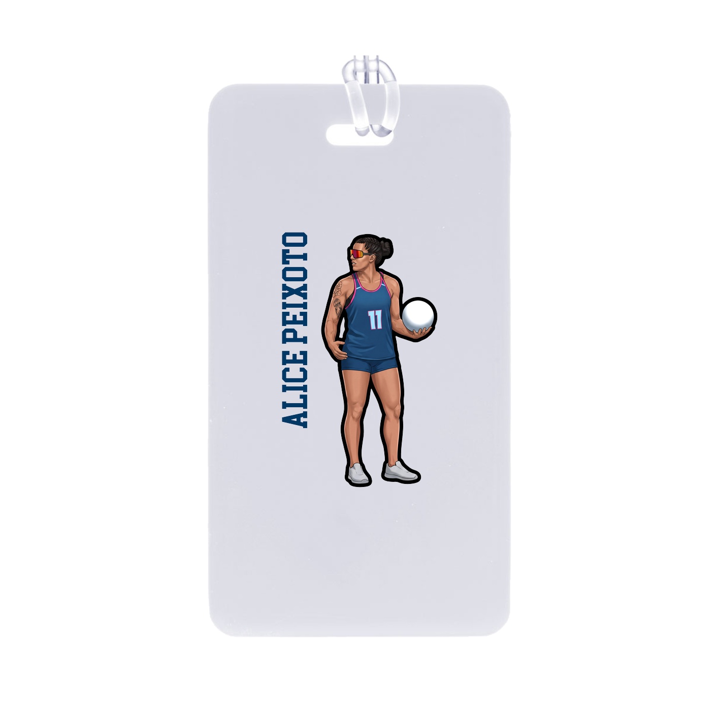Bag Tag — Name Vertical in Classic