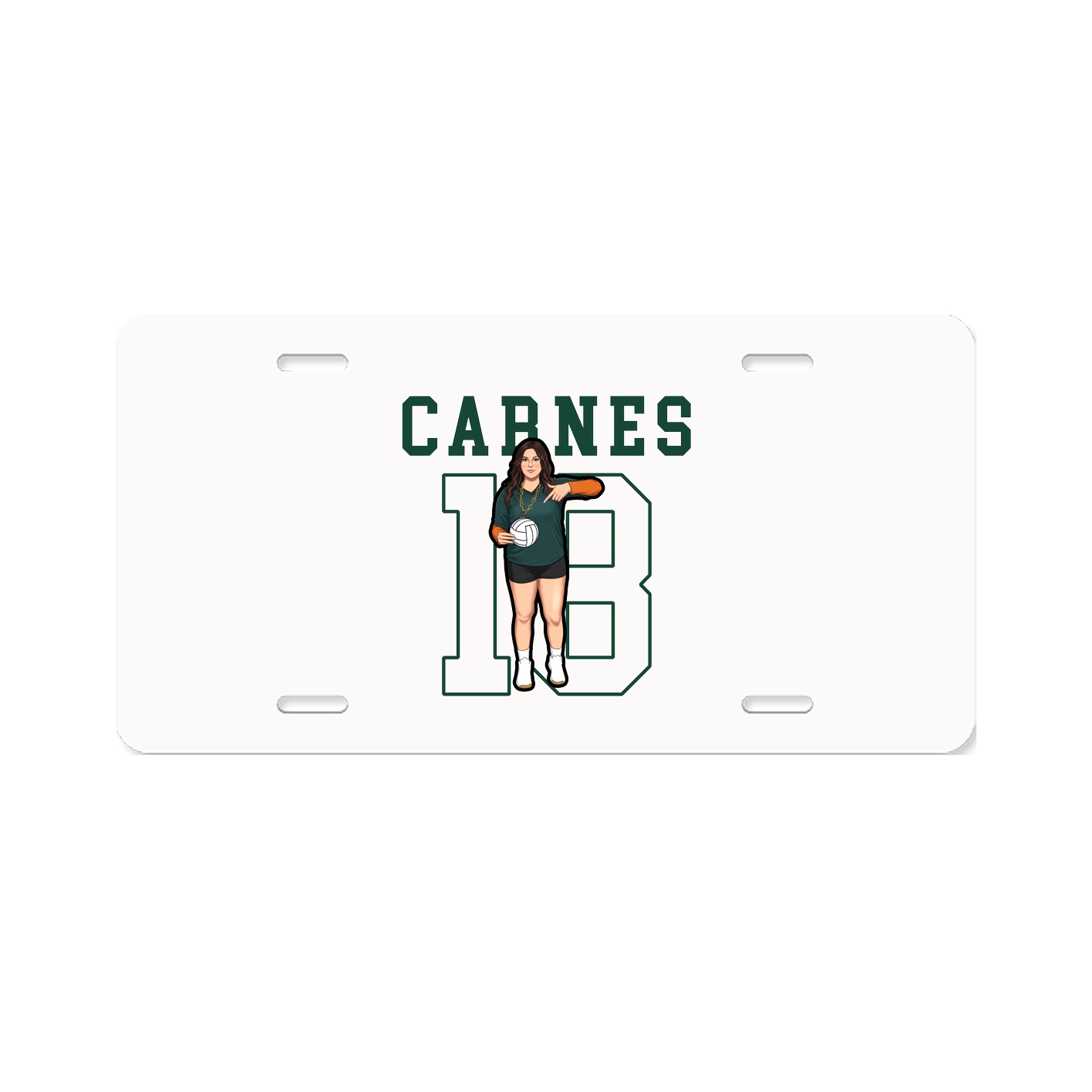 License Plate — Shirsey in Classic
