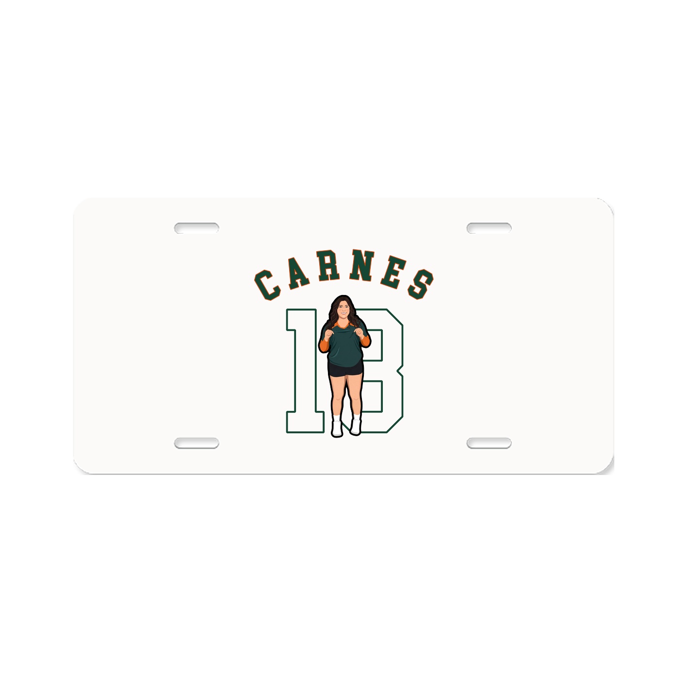 License Plate — Shirsey Arch in Classic