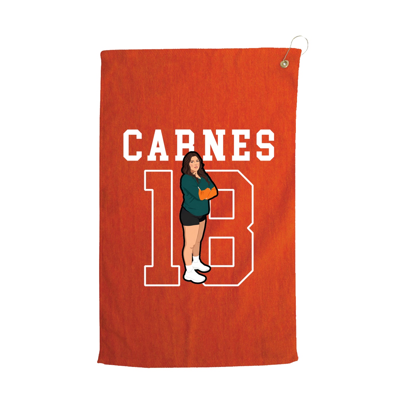 Golf Towel — Shirsey in Orange