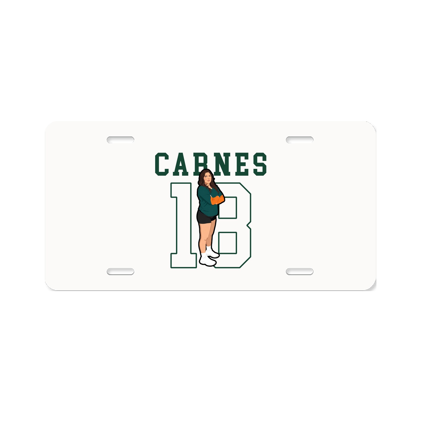 License Plate — Shirsey in Classic
