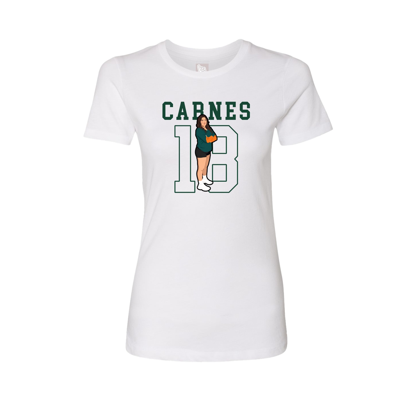 Fitted Women's Tee — Shirsey in White