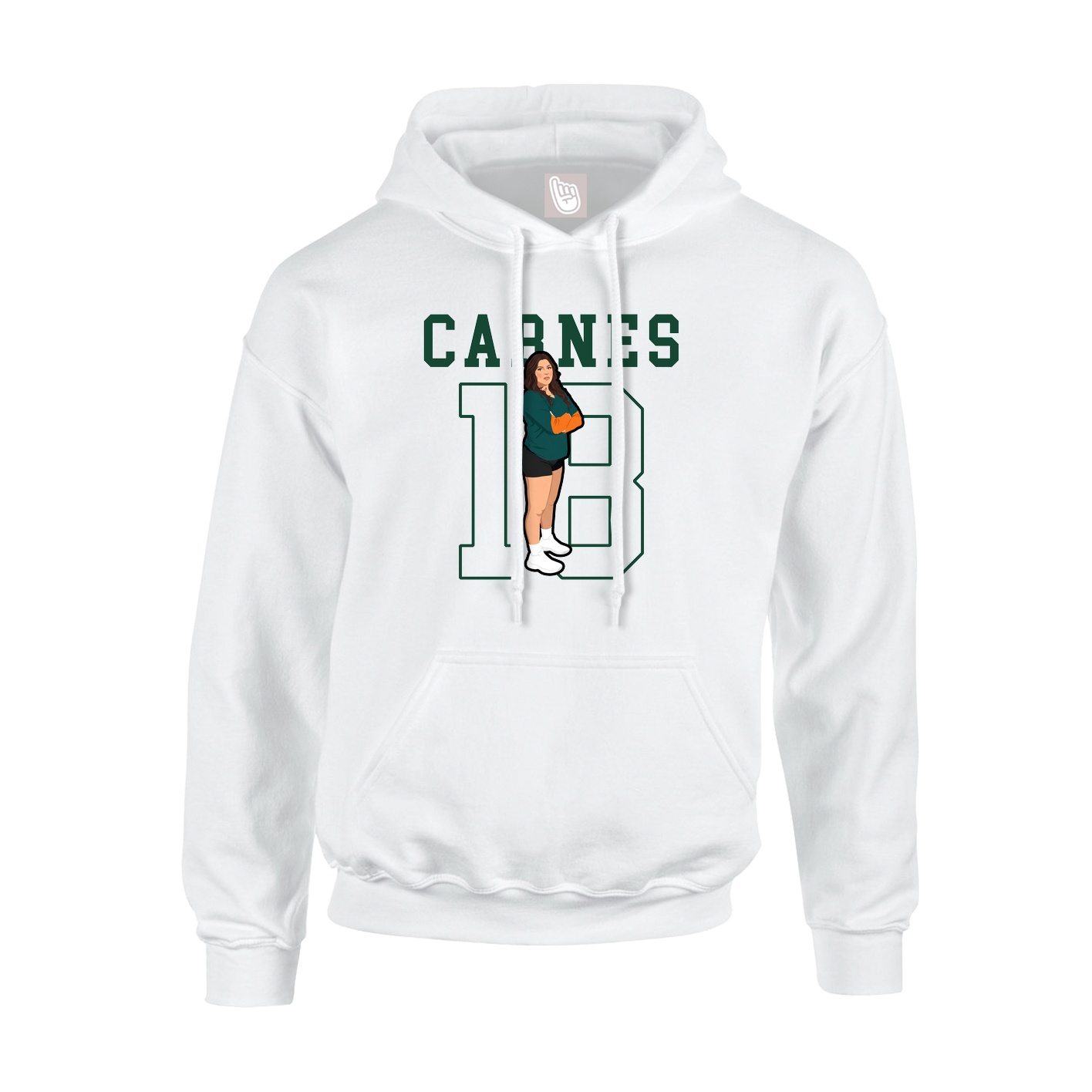 Youth Hoodie — Shirsey in White