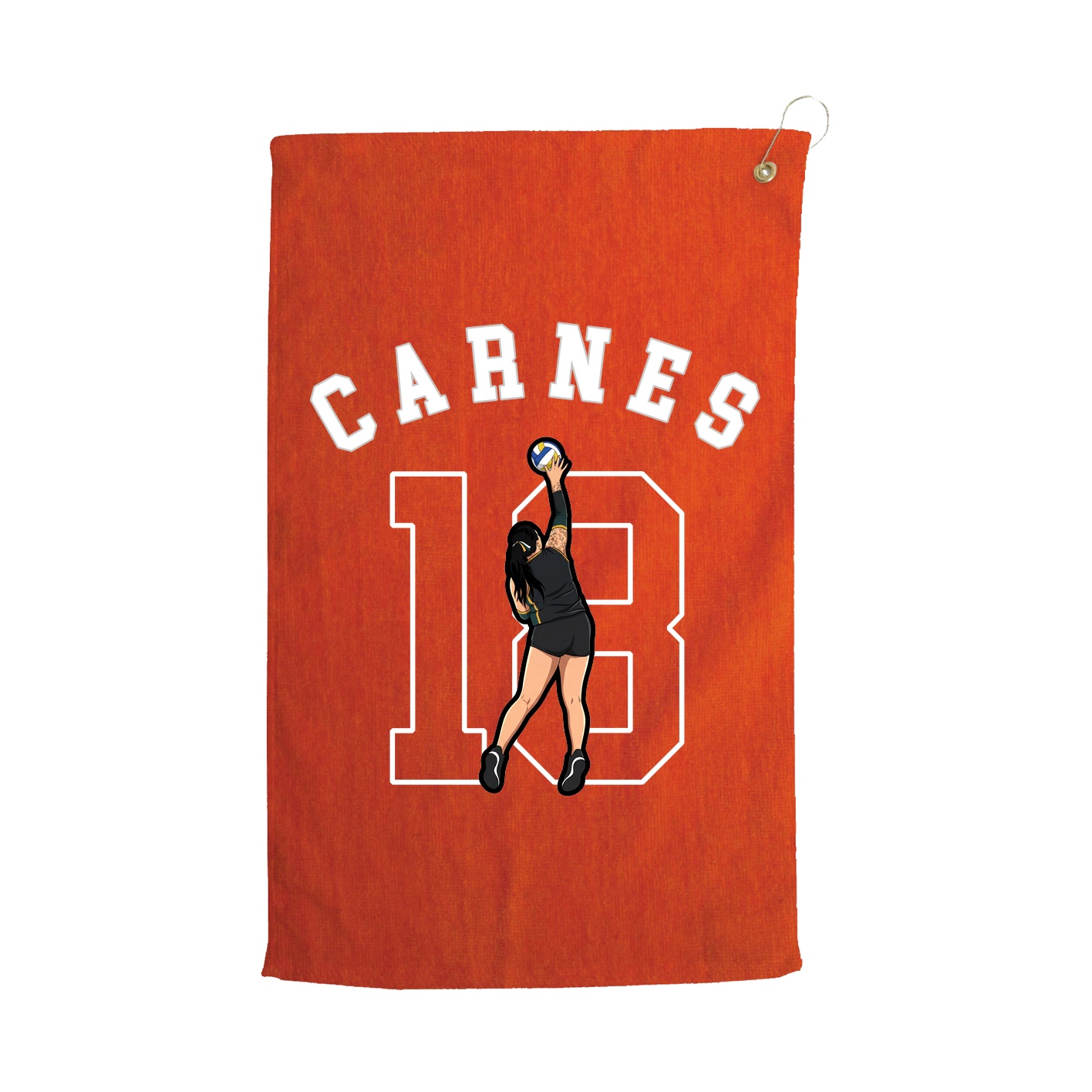 Golf Towel — Shirsey Arch in Orange