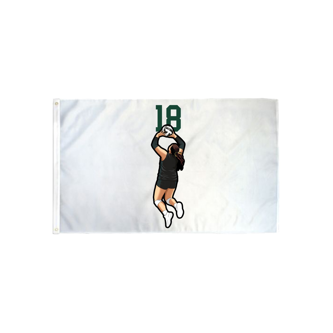 3x5 Flag — Number Top in Classic