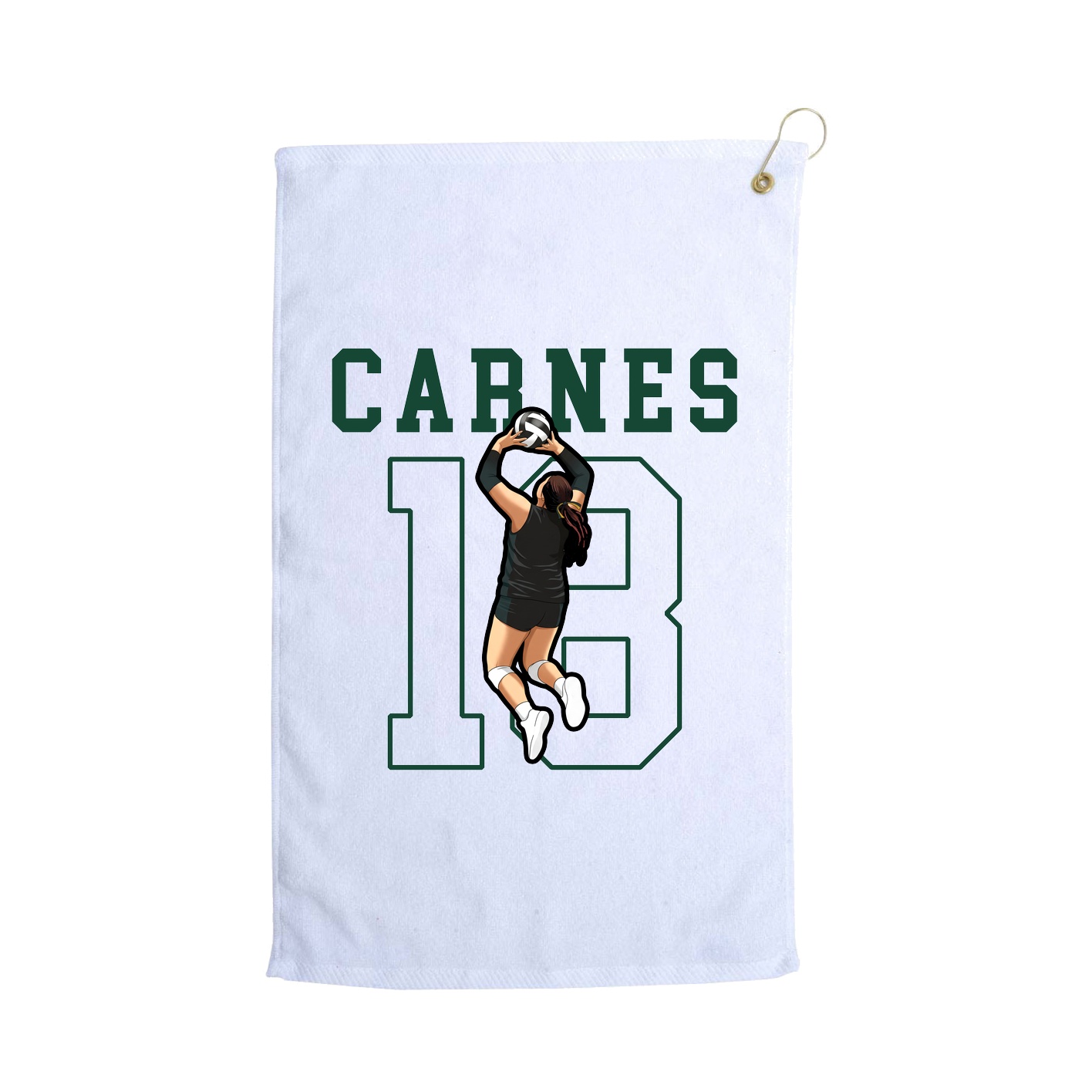 Golf Towel — Shirsey in White