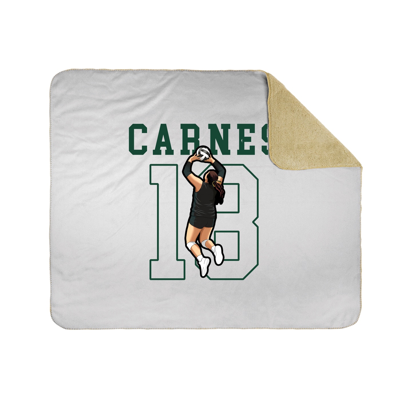 50x60 Sherpa Lined Throw Blanket