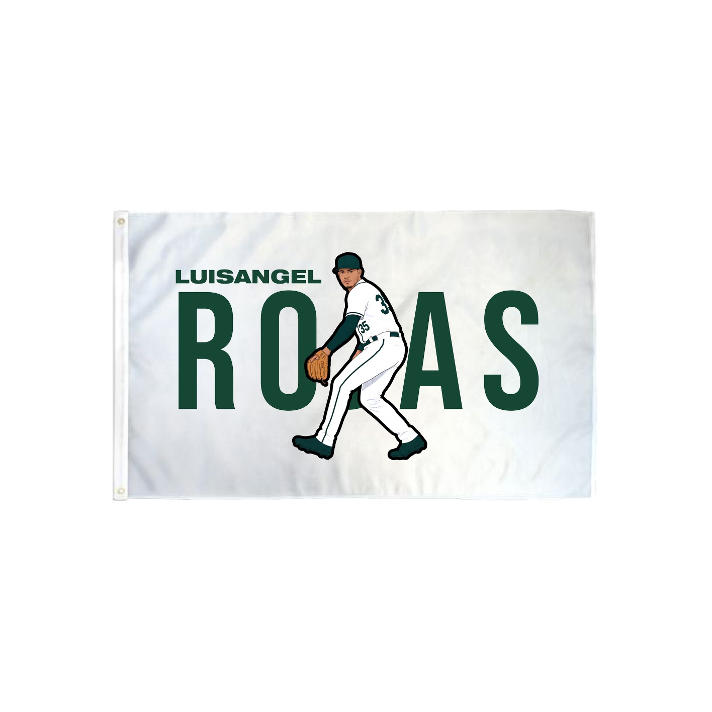 3x5 Flag — Player Name in Classic