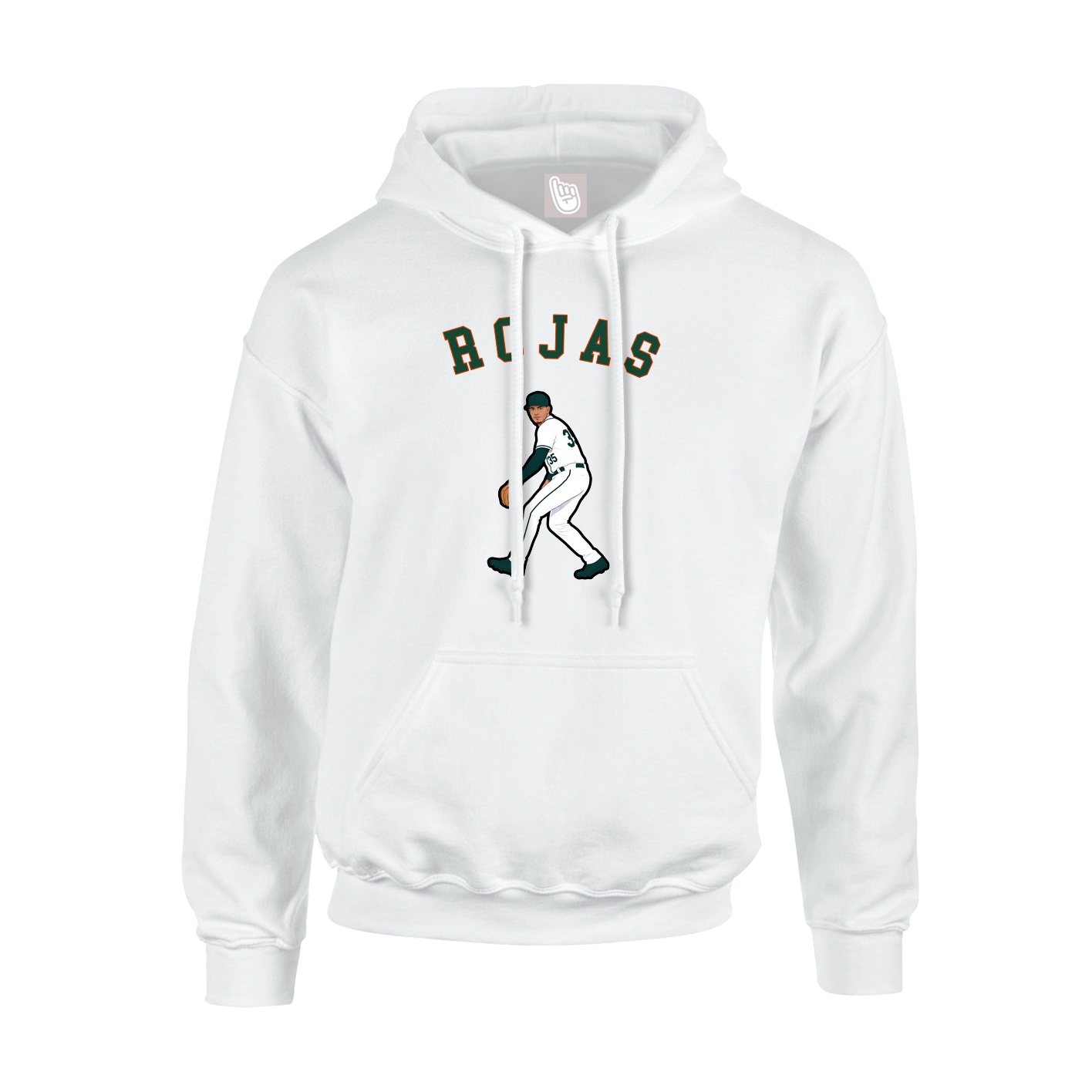 Hoodie — Shirsey Arch in White