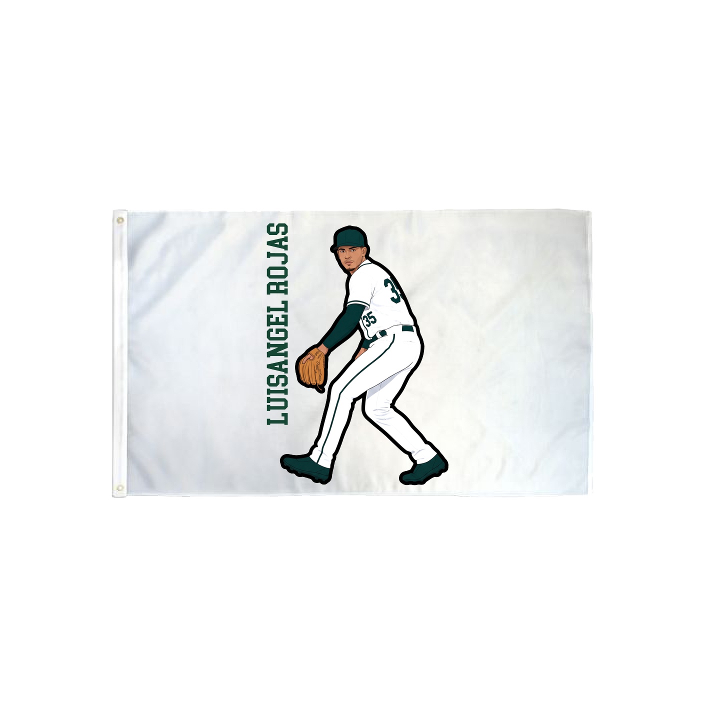 3x5 Flag — Name Vertical in Classic