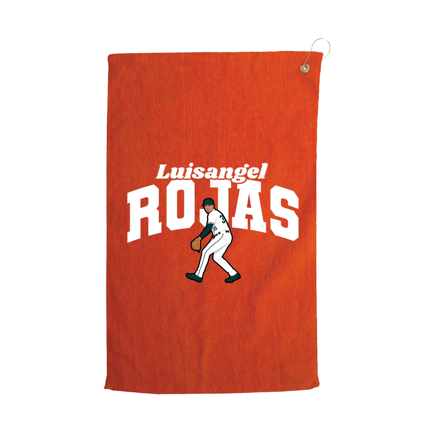 Golf Towel — Signature Arch in Orange