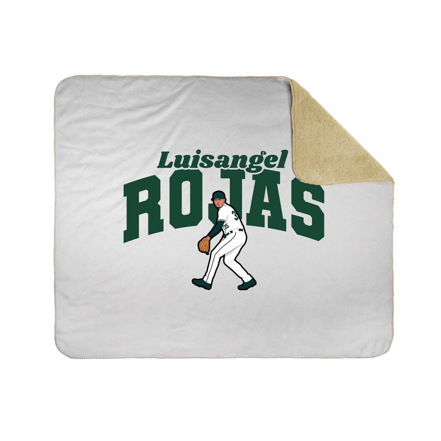Throw Blanket — Signature Arch in White