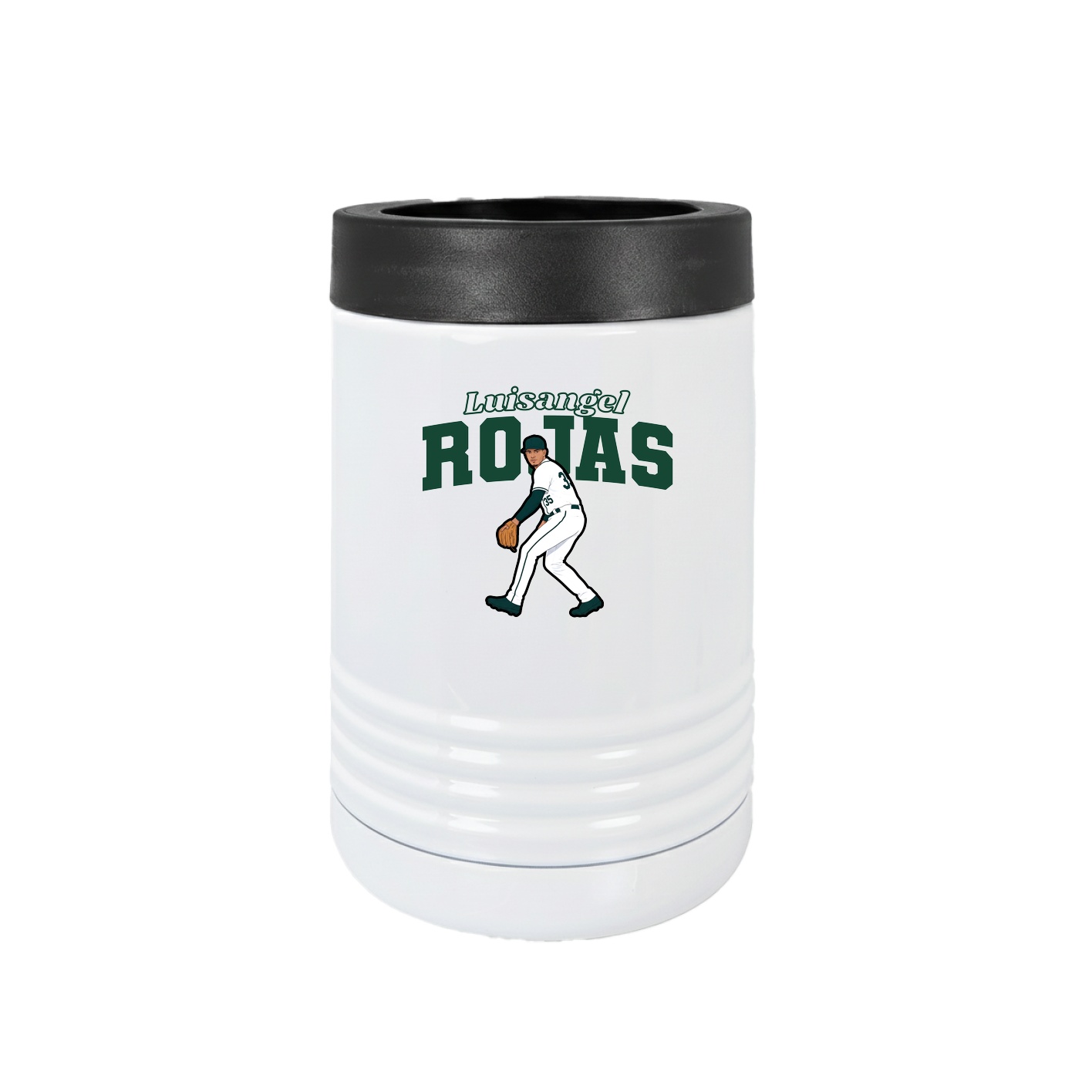 Beverage Holder — Name Arch in White
