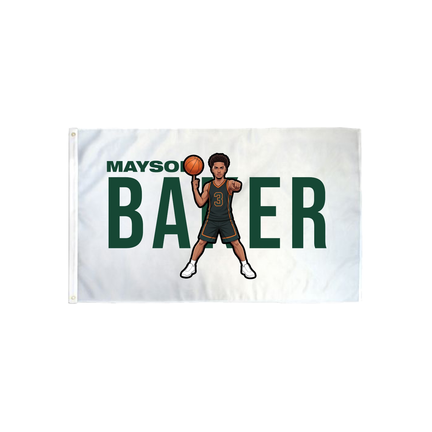 3x5 Flag — Player Name in Classic