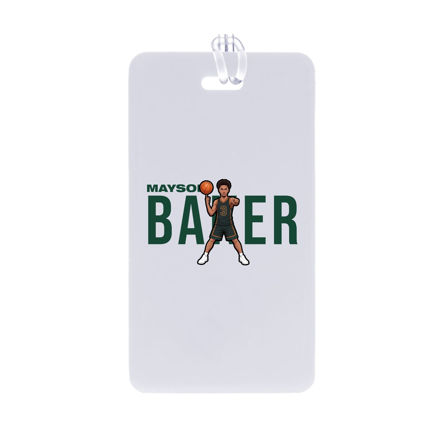 Bag Tag — Player Name in Classic