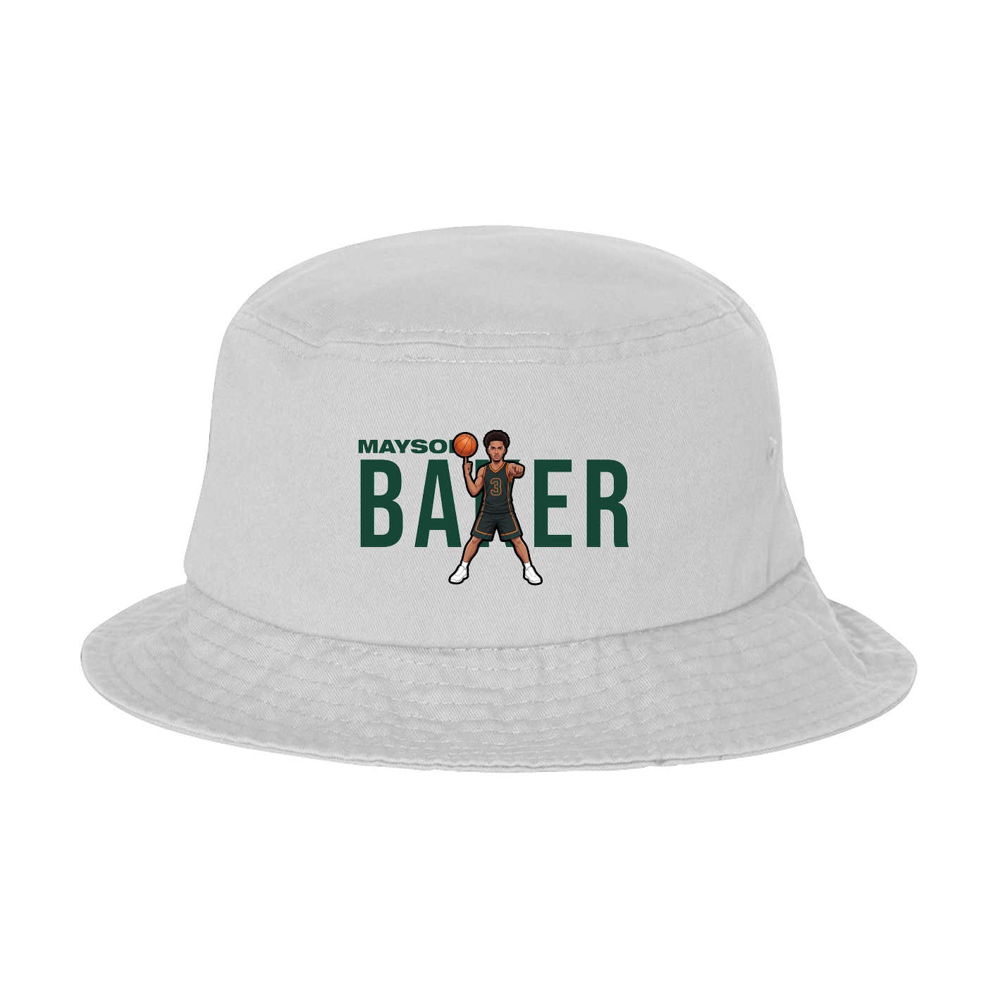 Bucket Cap — Player Name in White