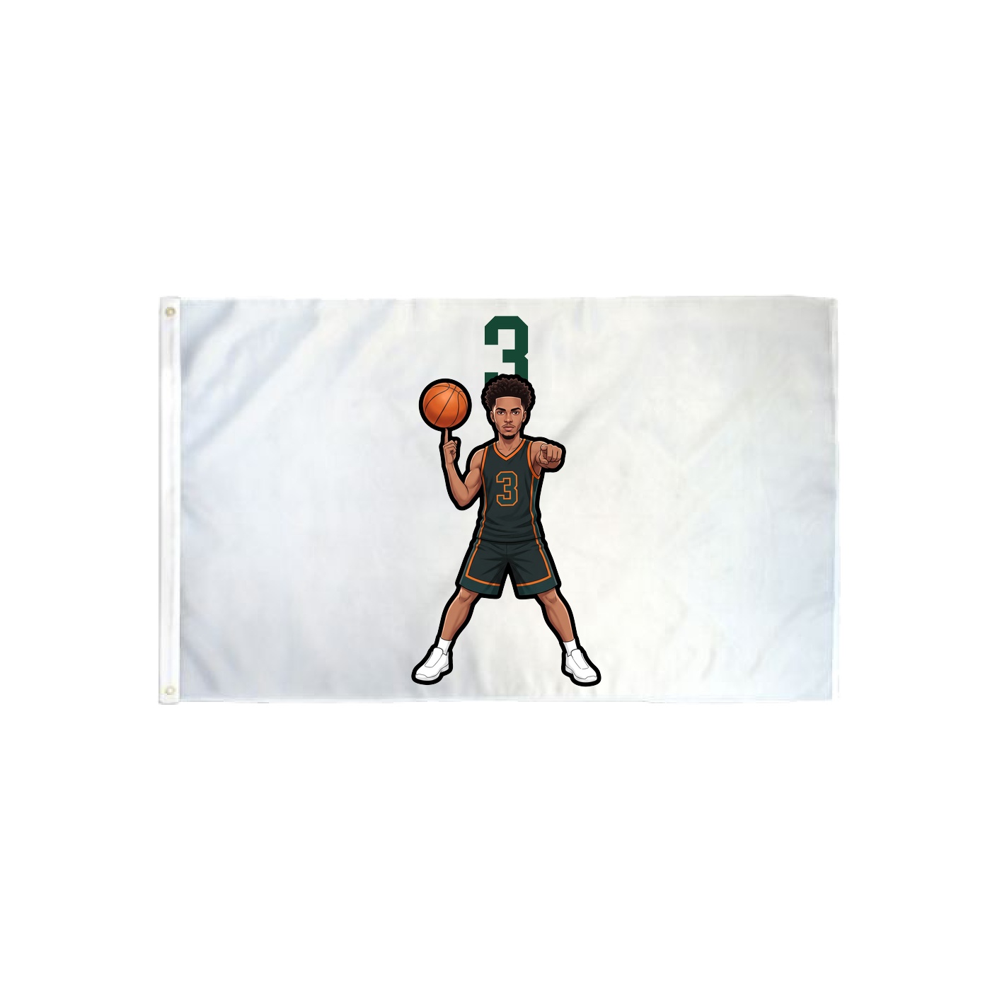3x5 Flag — Number Top in Classic