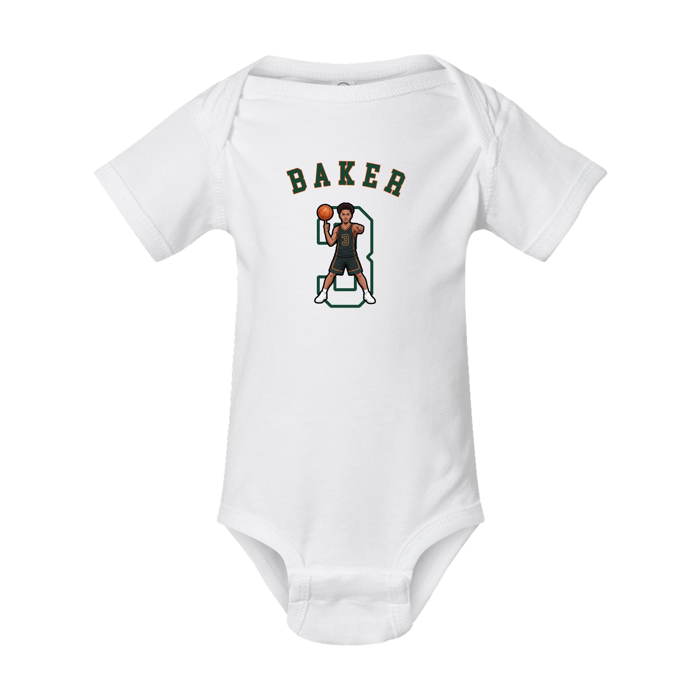 Baby Onesie — Shirsey Arch in White