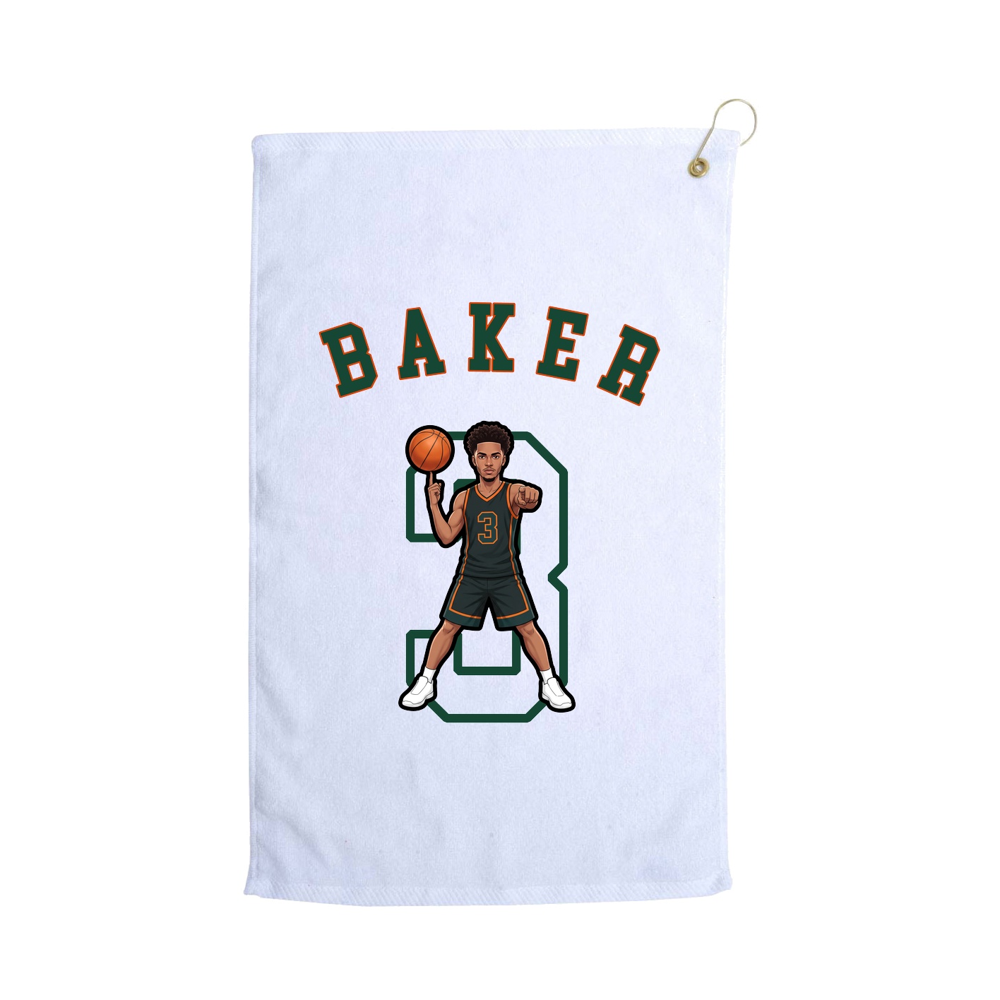 Golf Towel — Shirsey Arch in White