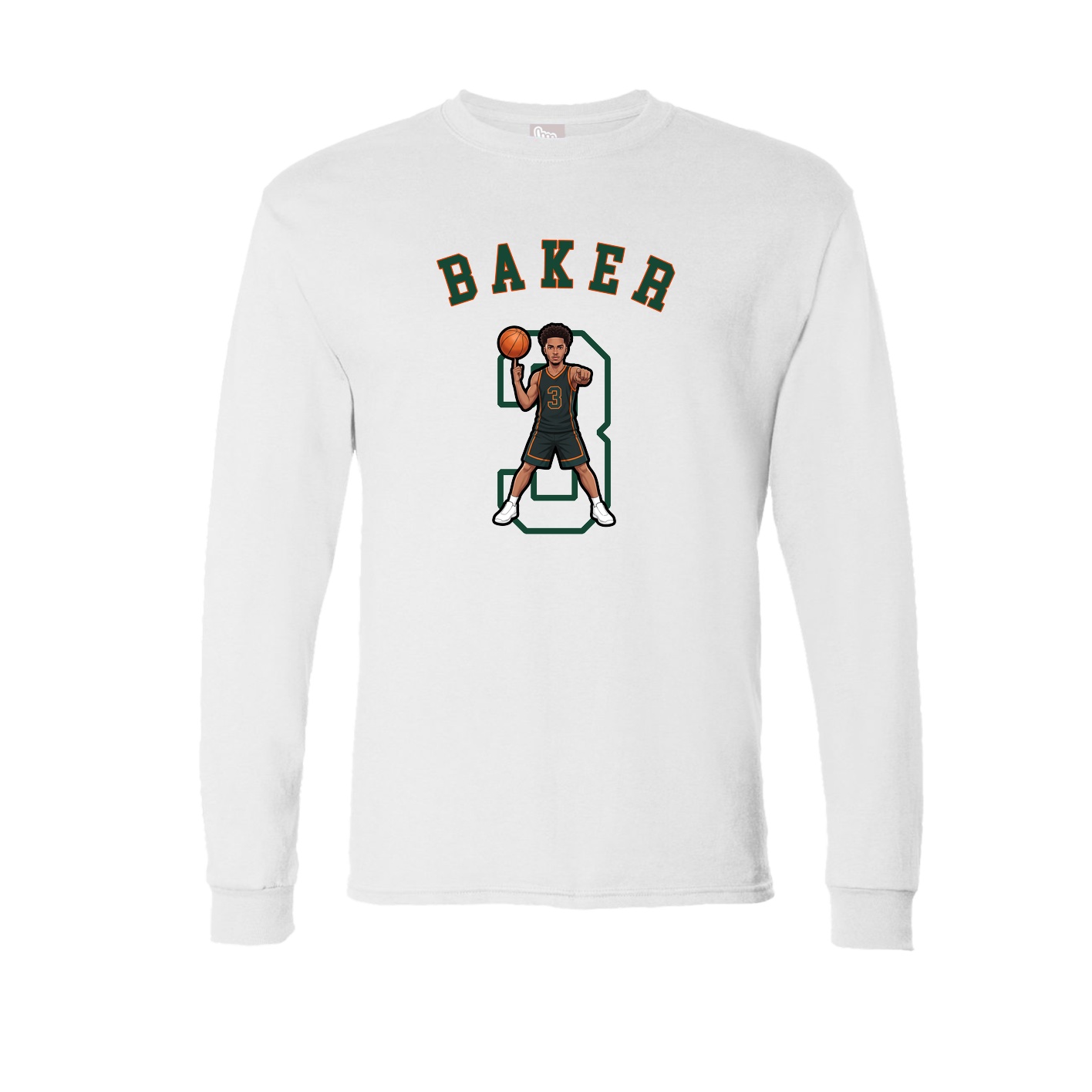 Long Sleeve Tee — Shirsey Arch in White