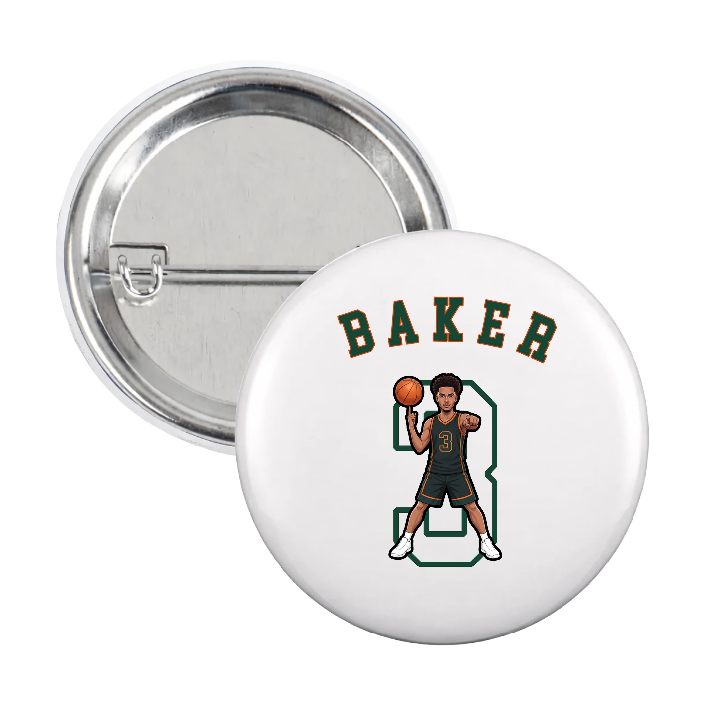 Game Day Button — Shirsey Arch in White