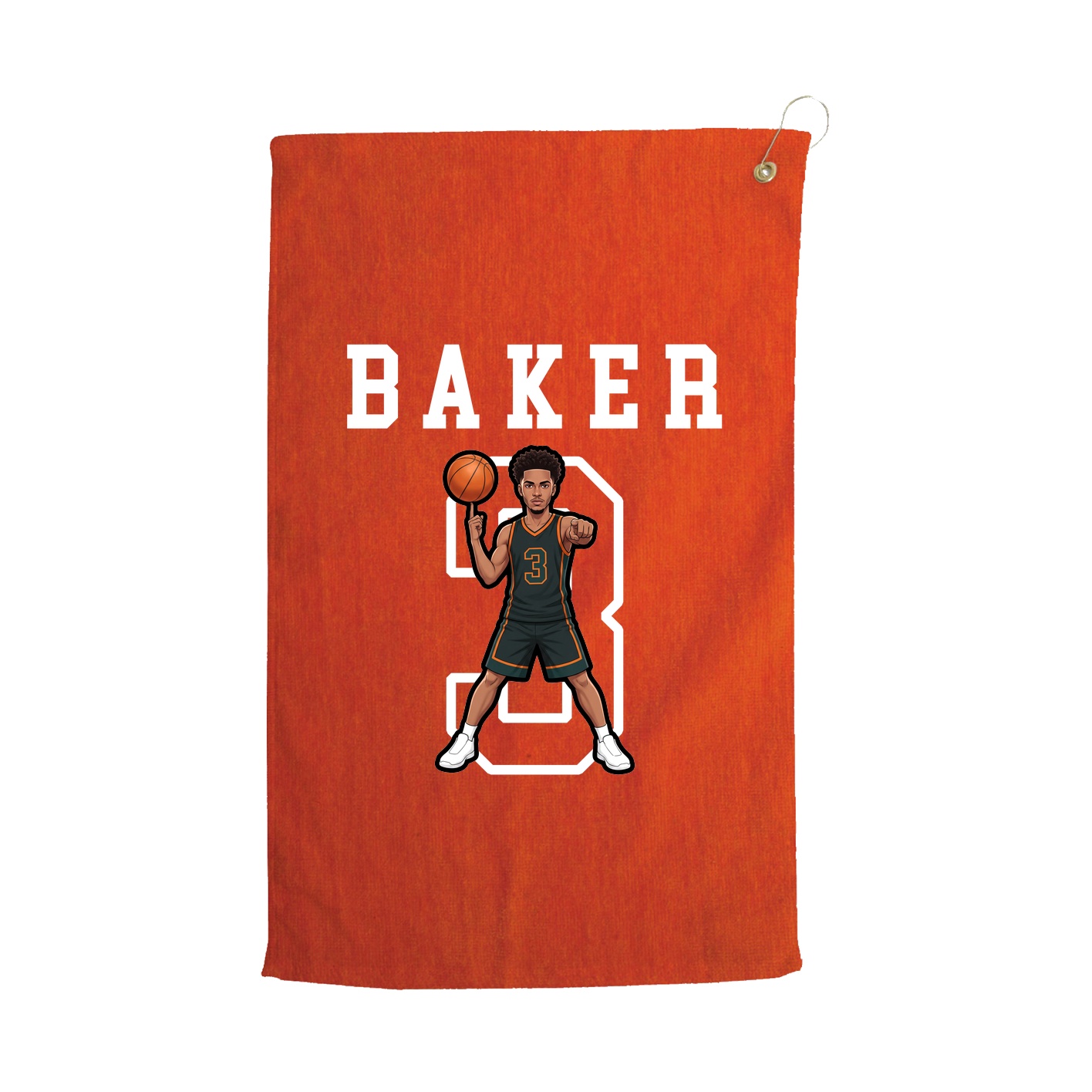 Golf Towel — Shirsey in Orange