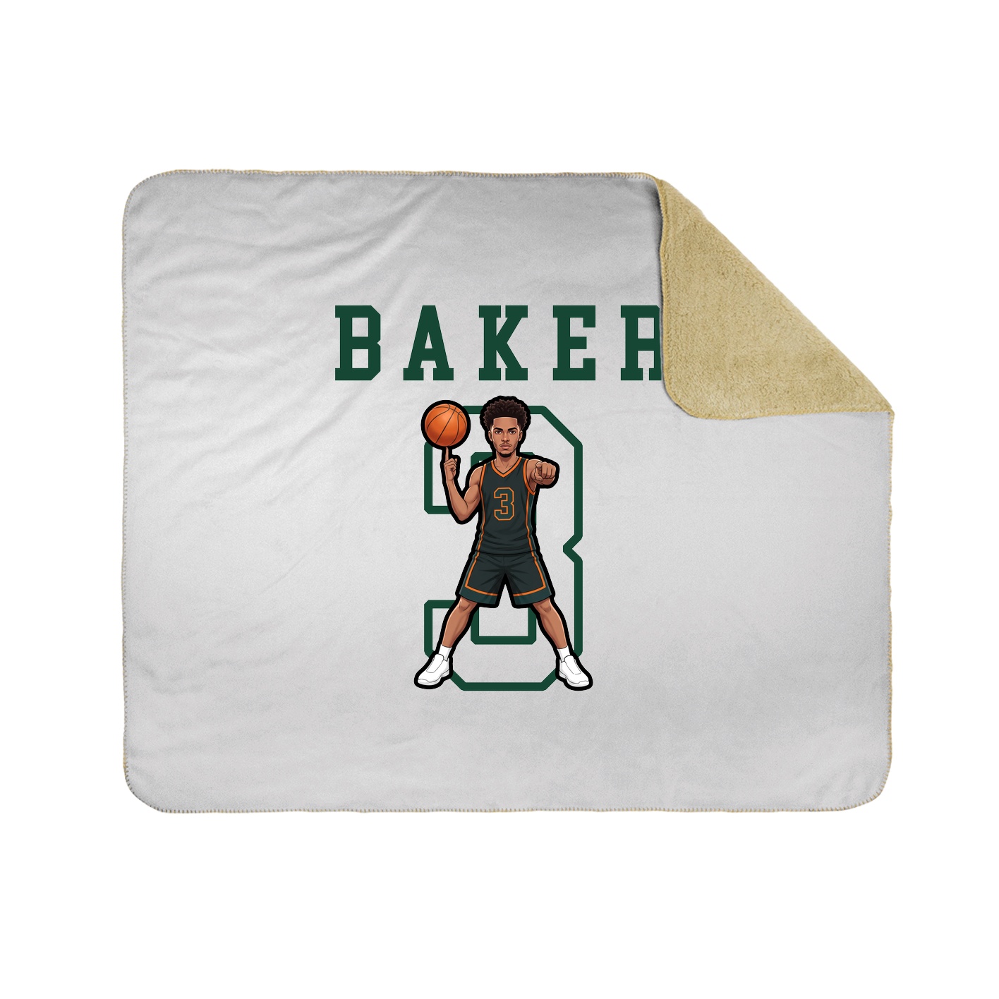 Throw Blanket — Shirsey in White