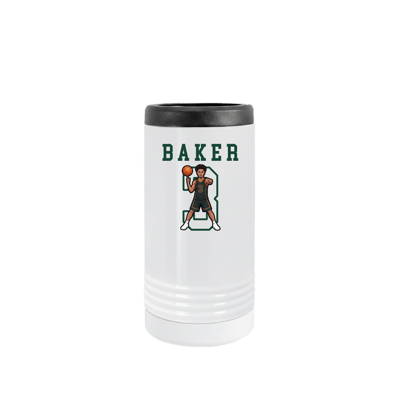 Slim Beverage Holder — Shirsey in White