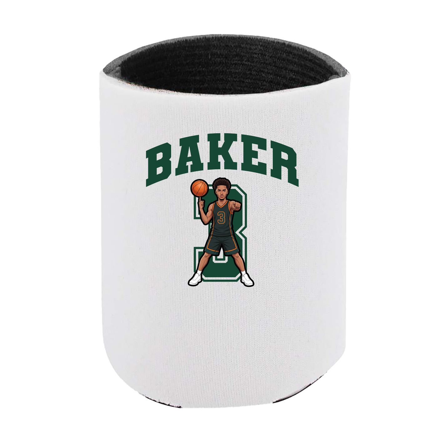 Can Holder — Number in White