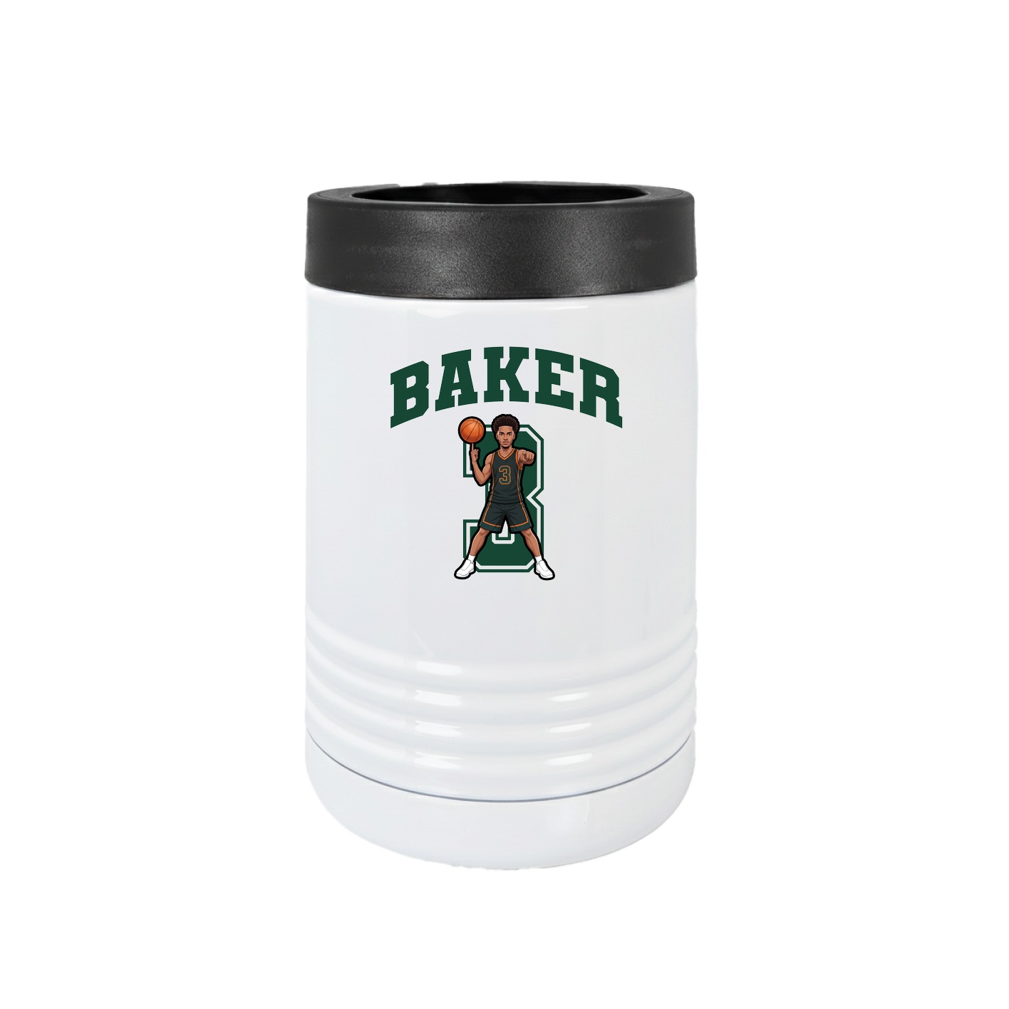 Beverage Holder — Number in White