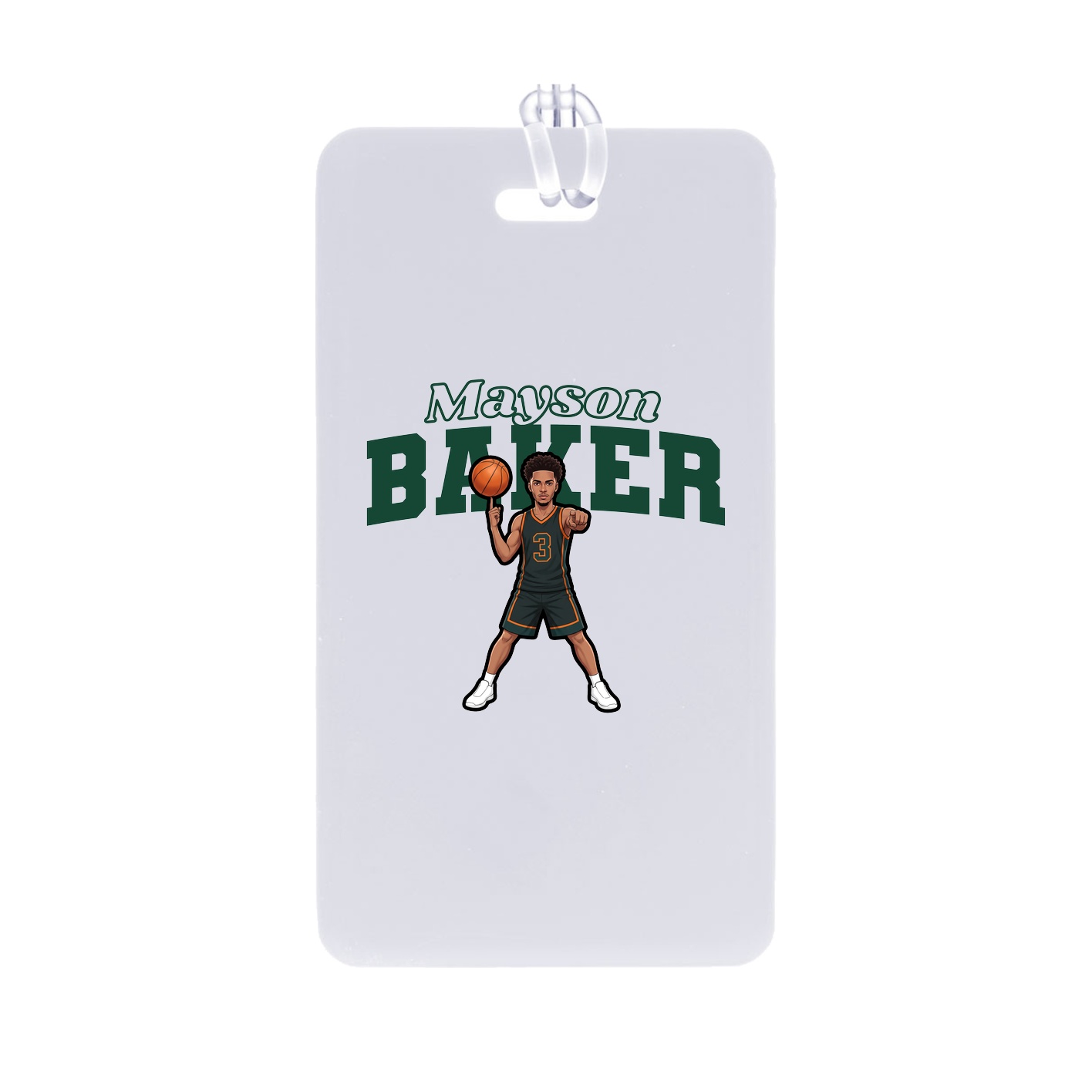 Bag Tag — Name Arch in Classic