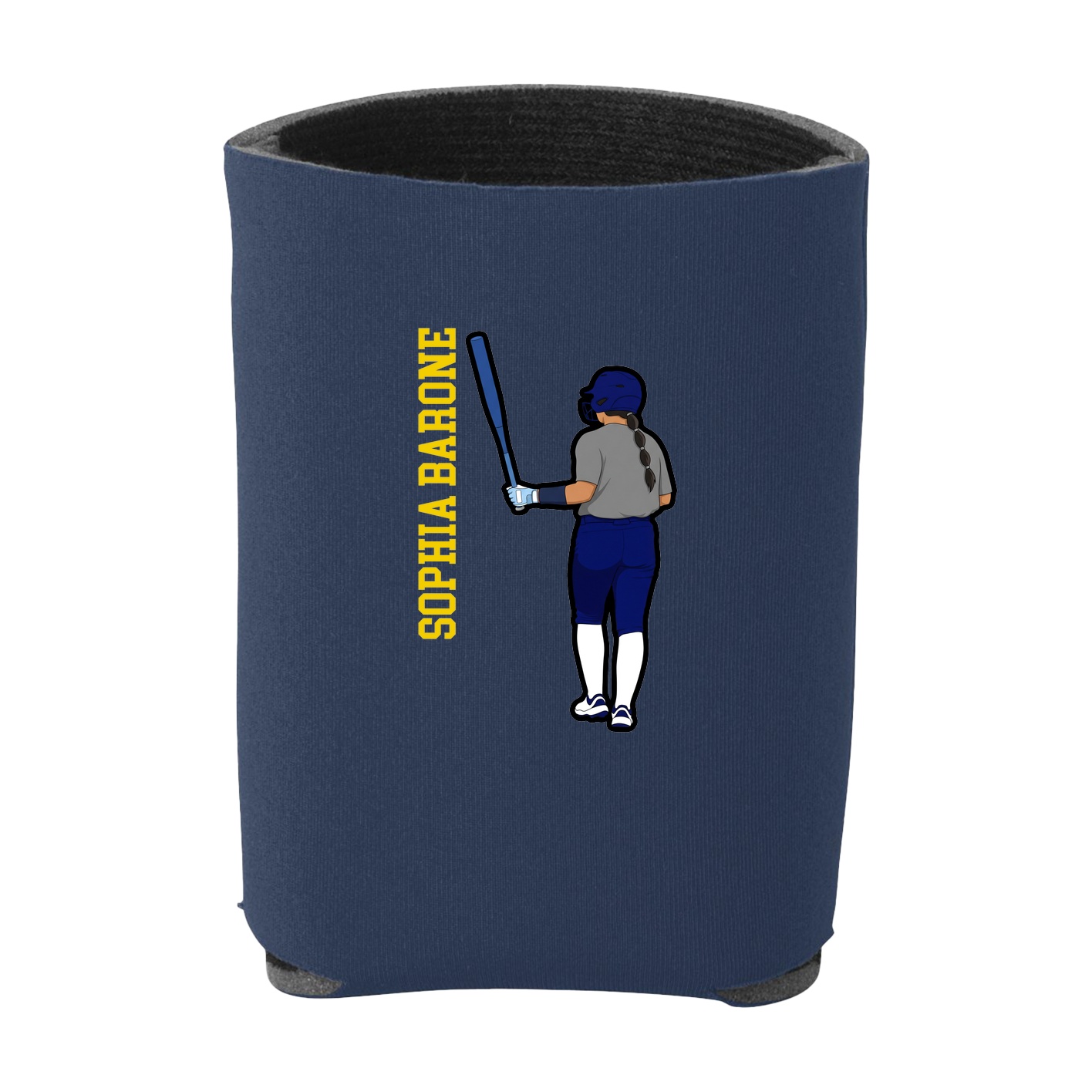 Can Holder — Name Vertical in Navy