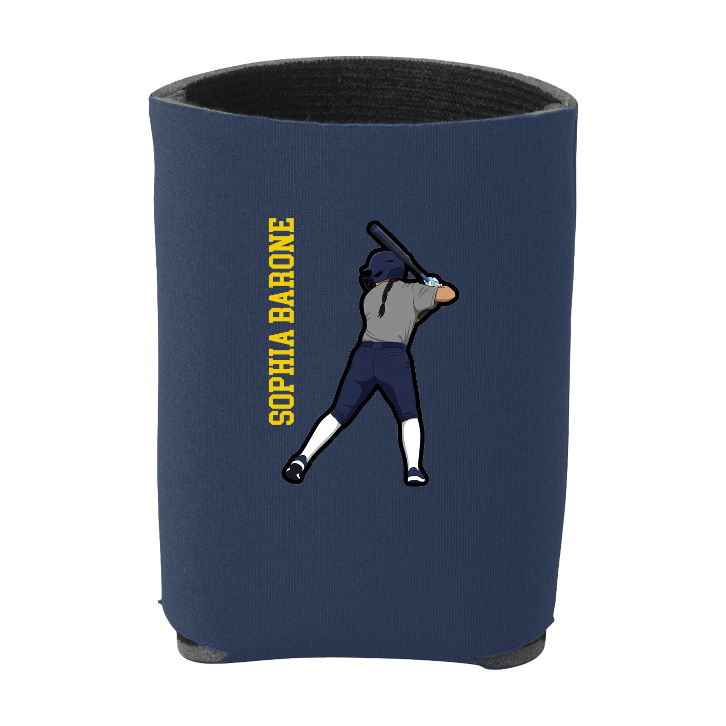 Can Holder — Name Vertical in Navy