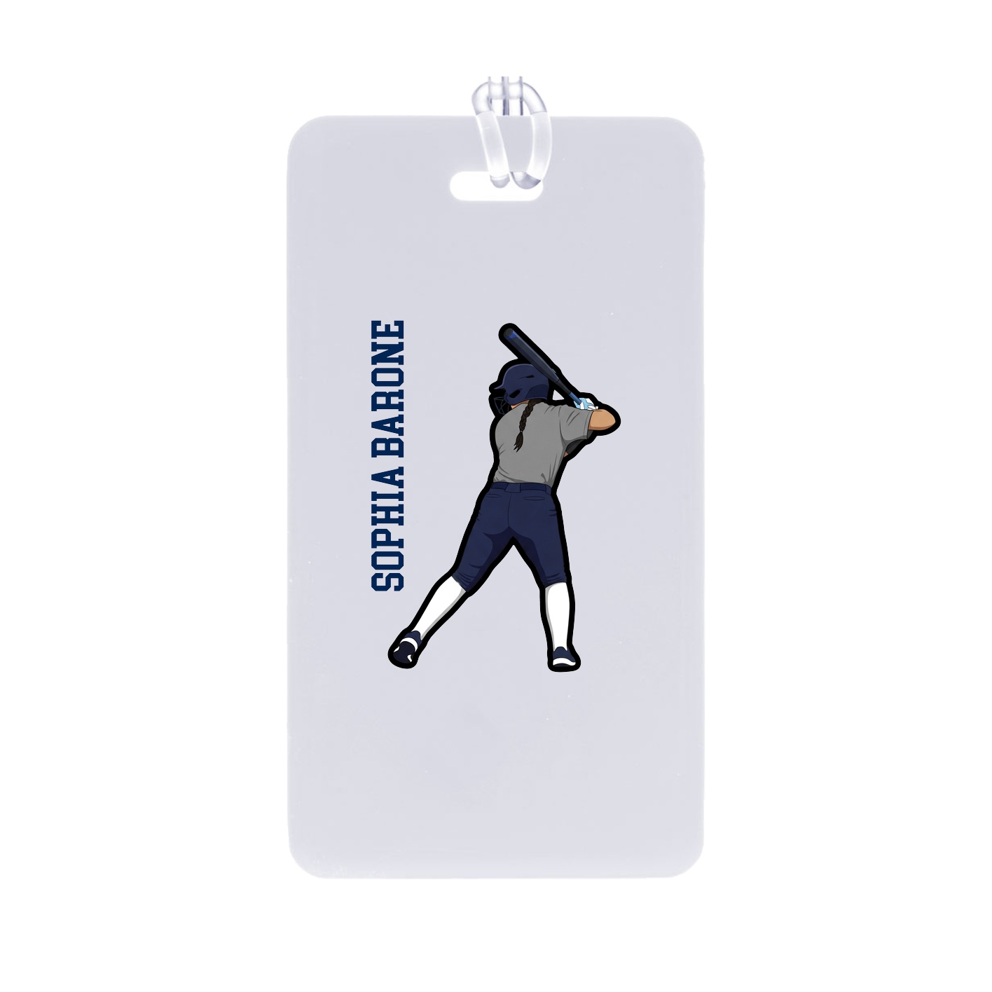 Bag Tag — Name Vertical in Classic