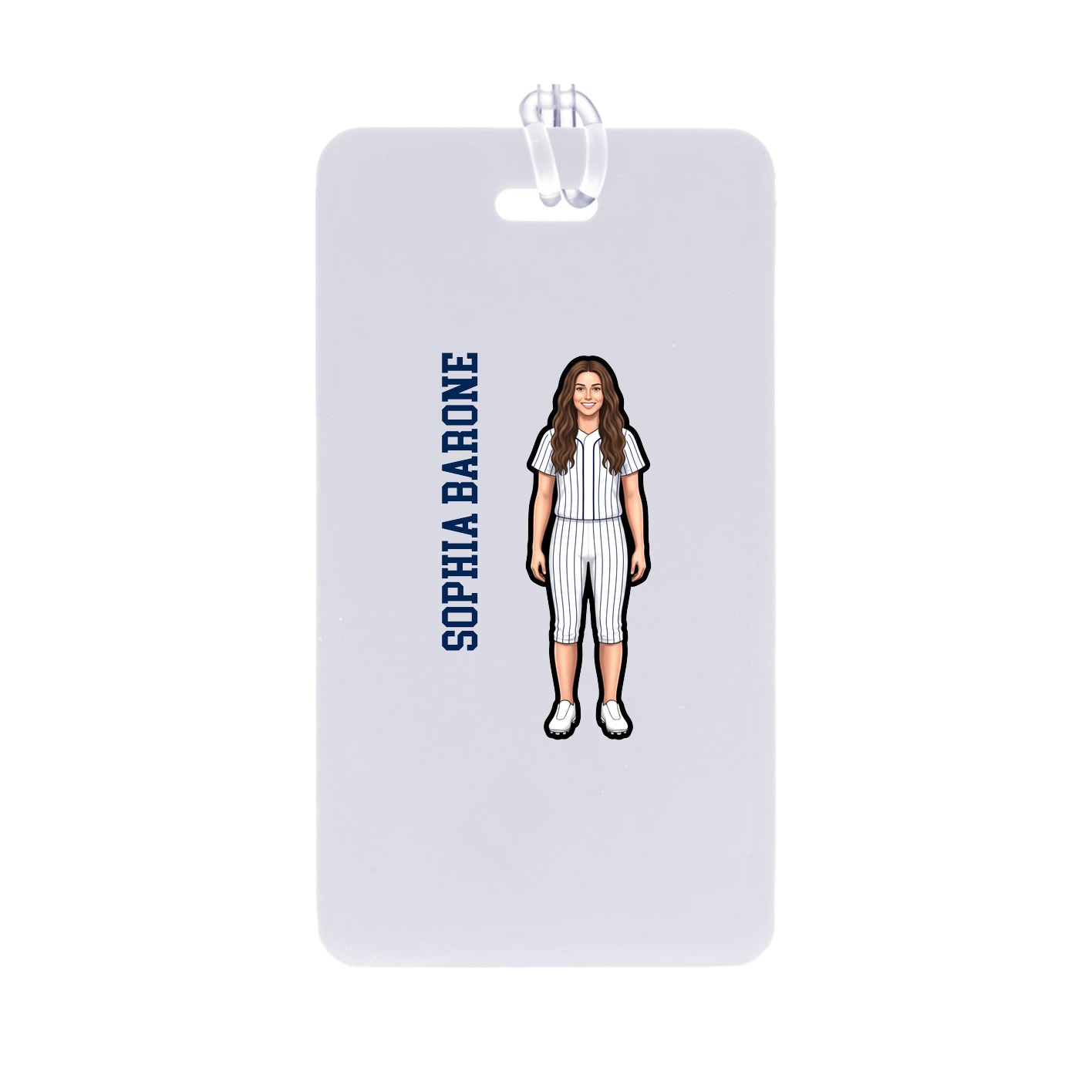 Bag Tag — Name Vertical in Classic