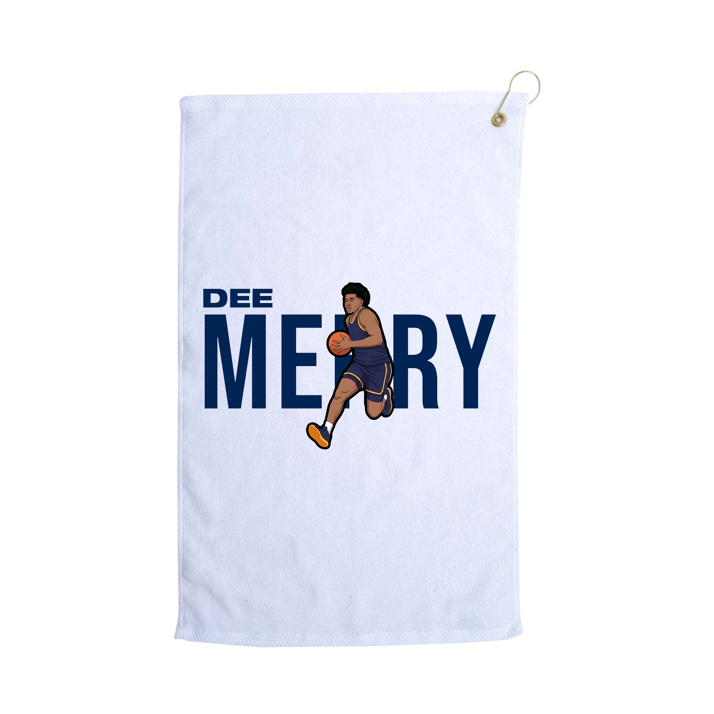 Golf Towel — Player Name in White