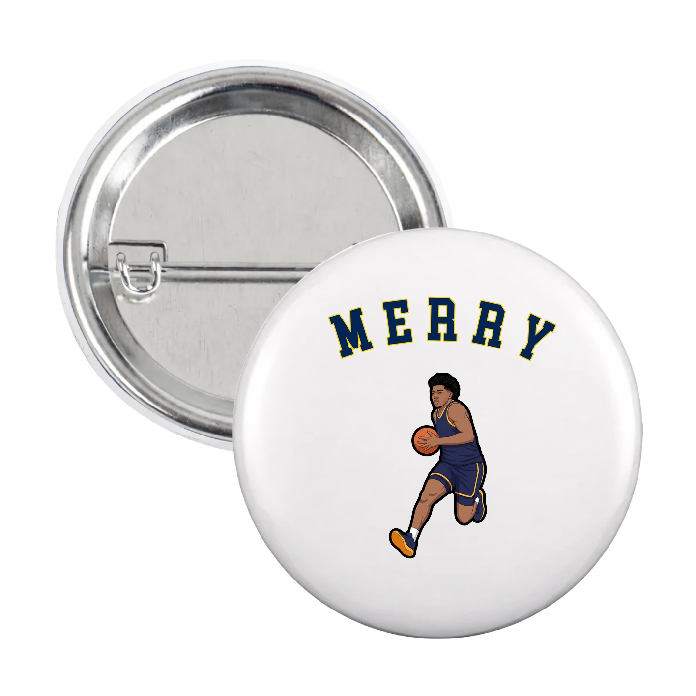 Game Day Button — Shirsey Arch in White