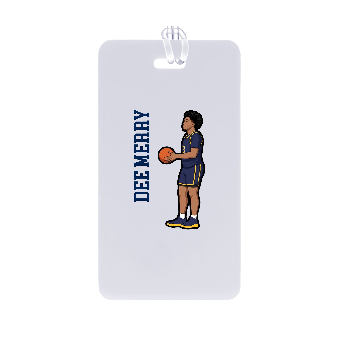 Bag Tag — Name Vertical in Classic